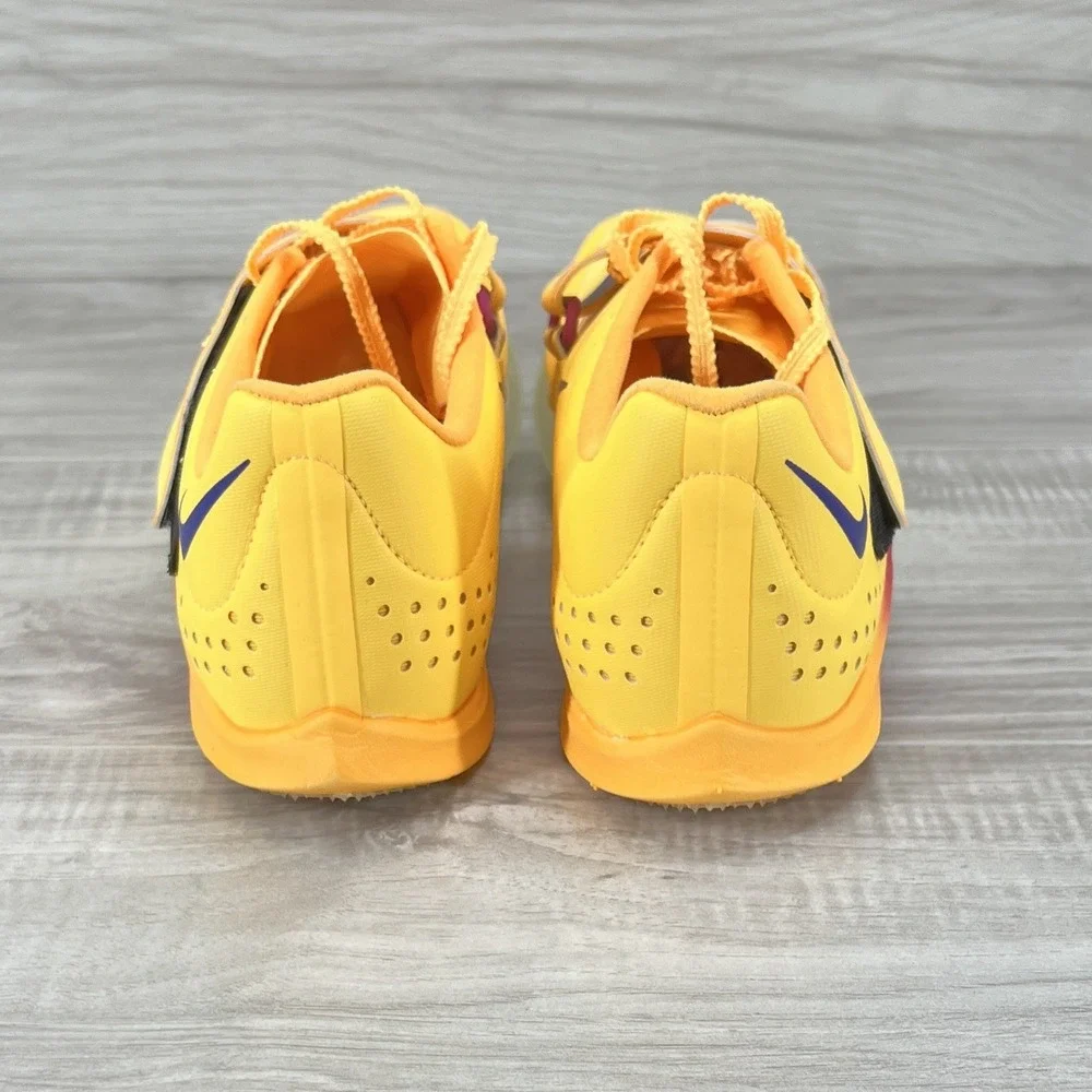NEW Nike Air Zoom LJ Elite Long Jump Yellow Track Shoes nby FZ9326-800 Men's 10